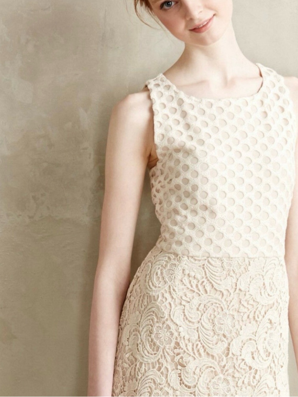 Sunday in Brooklyn~Anthropologie~Paisley-Mix Crocheted Lace Cocktail Dress~8